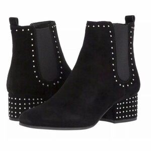 Marc Fisher Women's Tango Studded Suede Block Heel Booties 6.5 M NIB 🦋 🌸